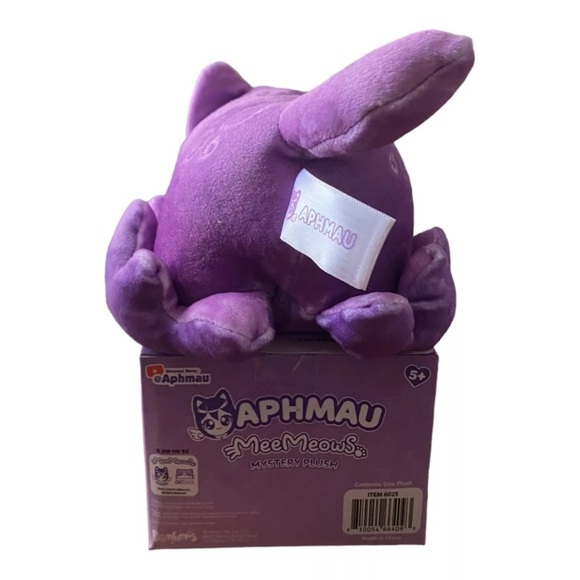 Aphmau MeeMeows Mystery Plush OCTOPUS Cat Purple Litter 5 Under The Sea NEW - Picture 2 of 6
